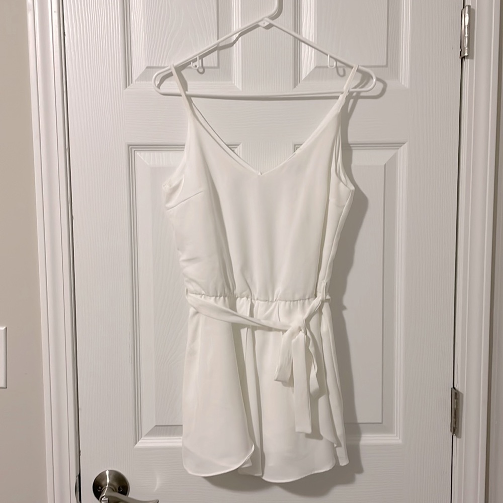 White She + Sky romper